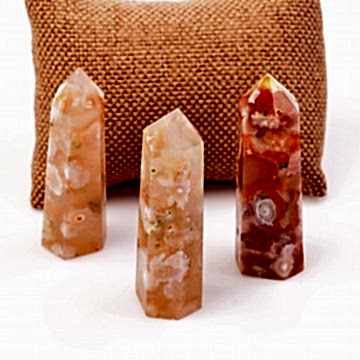 Akik Taşı Kazık Kütle - Doğal Renk