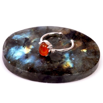 Akik Taşı Yüzük - Ayarlamalı