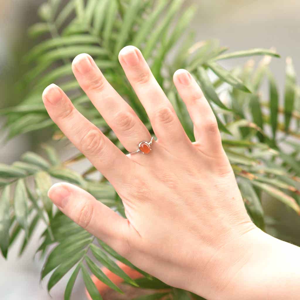 Akik Taşı Yüzük - Ayarlamalı