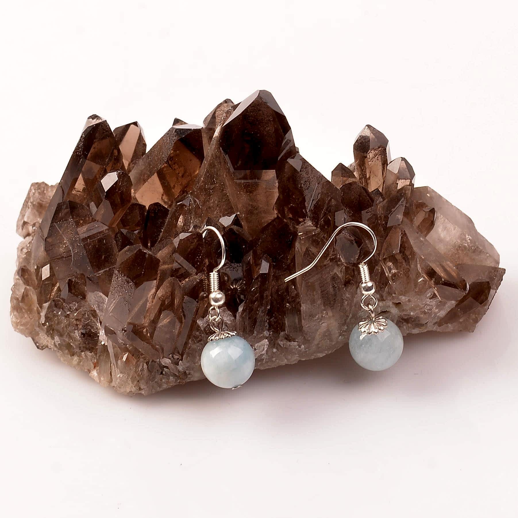 Akuamarin Taşı Küpe