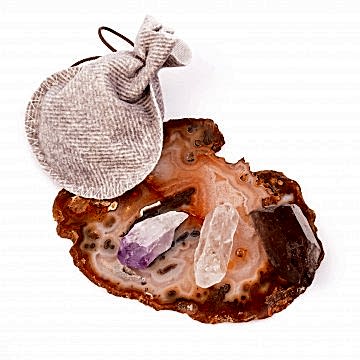 Ametist - Dumanlı Kuvars - Kristal Kuvars Taşı Diş Kütle