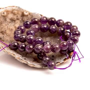 Ametist Taşı Dizi (10 mm)