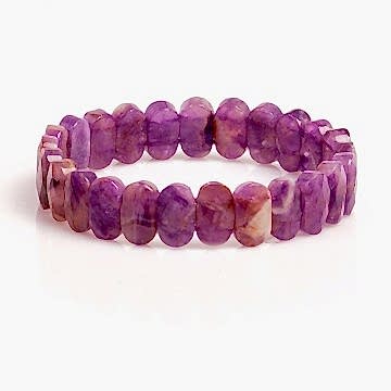 Ametist Taşı Bileklik - Köpek Dişi Ametist