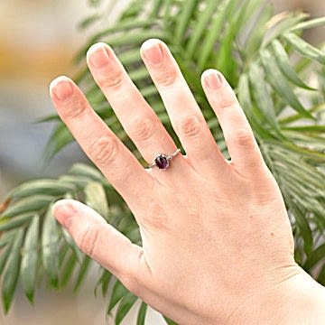 Ametist Taşı Yüzük - Ayarlamalı