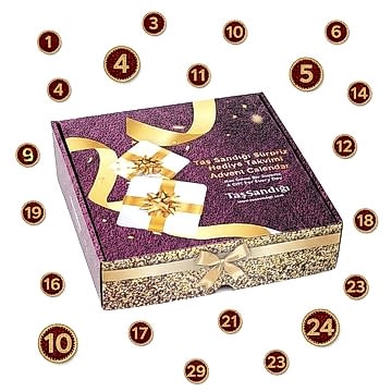 Taş Sandığı Advent Calendar – 31 Günlük Sürpriz Hediye & Doğal Taş Takvimi