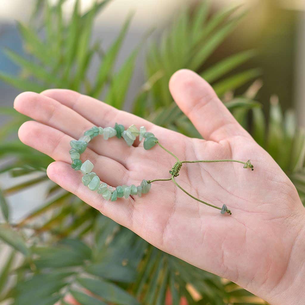 Aventurin Taşı Bileklik - Ayarlamalı