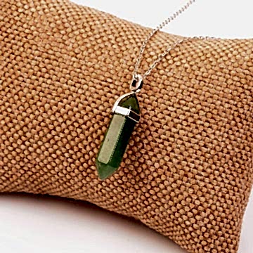 Aventurin Taşı Kalem Kolye