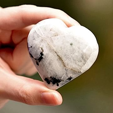 Ay Taşı Kalp Kütle - Metal Standlı