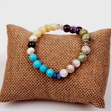Balık Burcu Taşlarından Bileklik - Burç Bilekliği