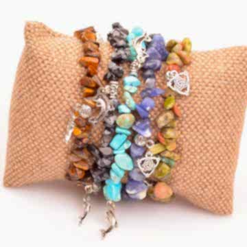 Beş Adet Doğal Taş Bileklik