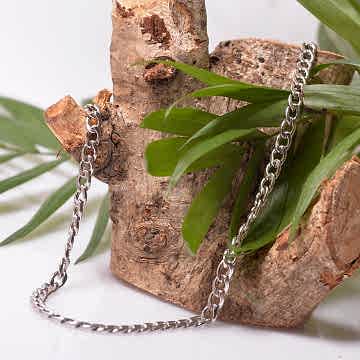 Çelik Kolye - 4 mm Gurmet Model Çelik Zincir