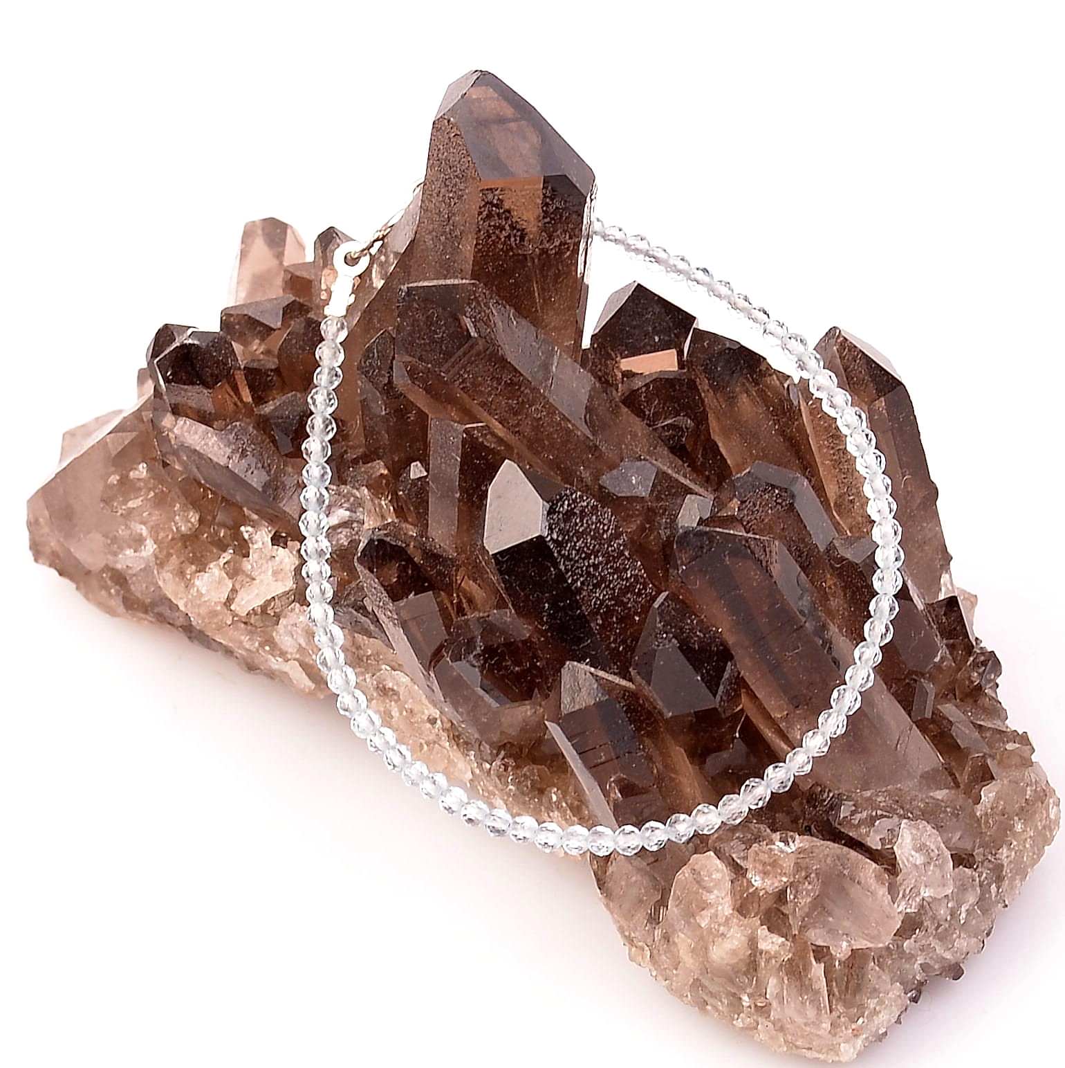 Çok İnce Mavi Topaz Taşı Gümüş Bileklik   22 mm