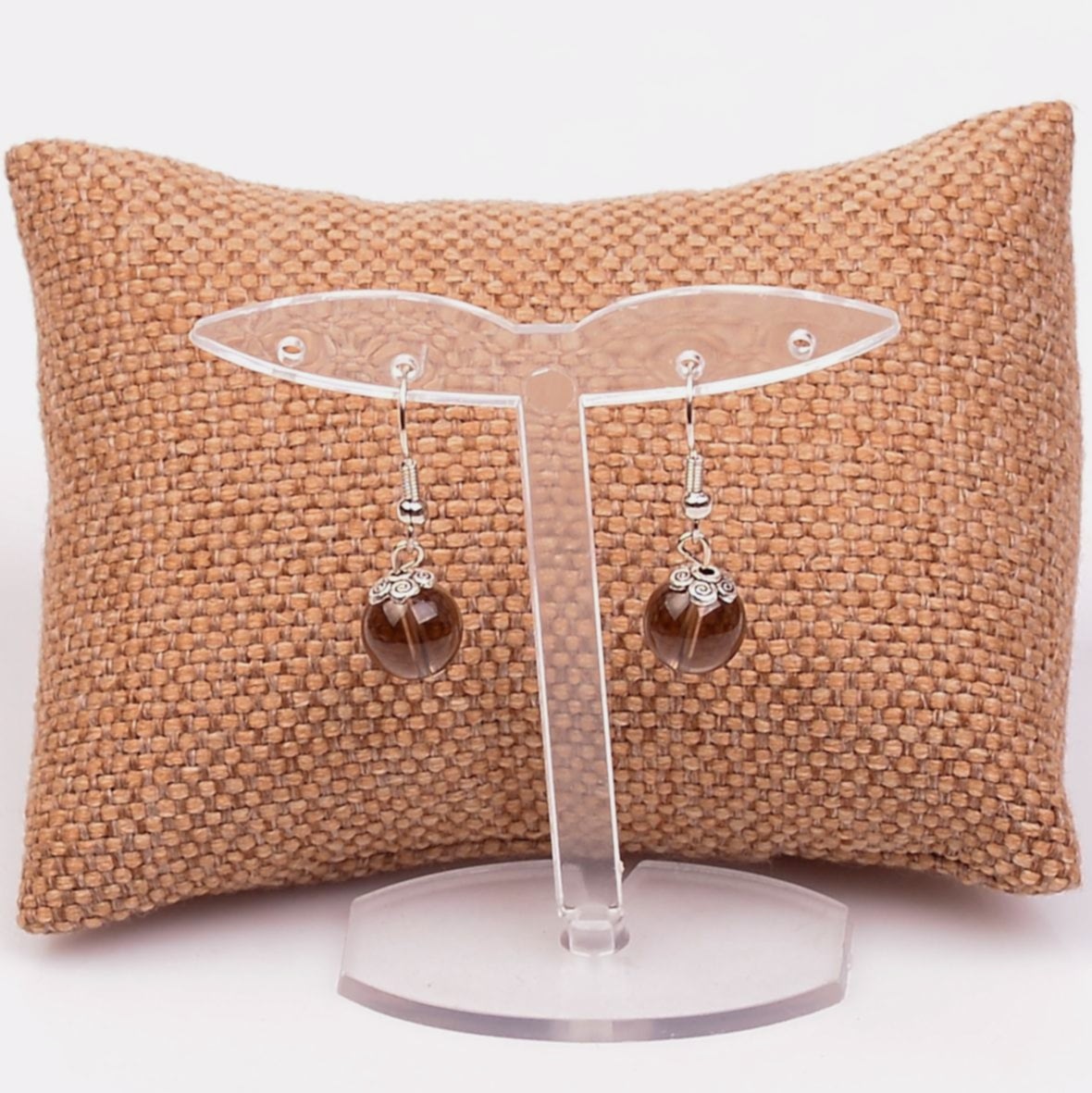 Dumanlı Kuvars Taşı Küpe