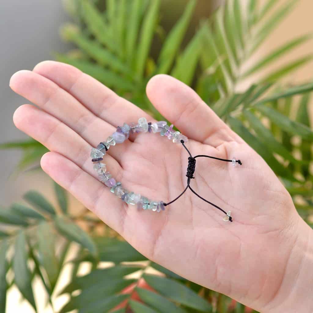 Florit Taşı Bileklik - Ayarlamalı