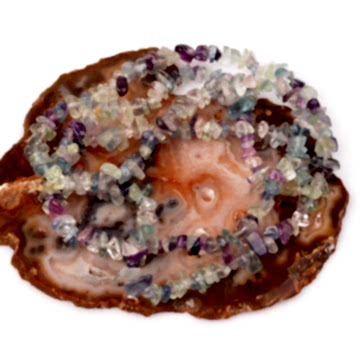 Florit Taşı Şekilsiz Dizi - Kırık Taş