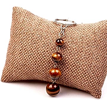 Kaplan Gözü Taşı Anahtarlık