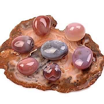 Karneol Akik Taşı Kütle - Botswana Akik