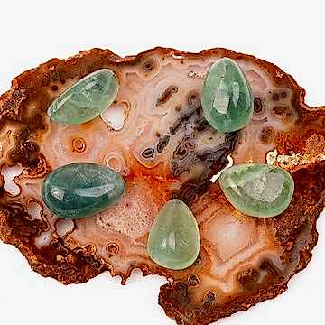 Küçük Boy Yeşil Florit Taşı Kütle