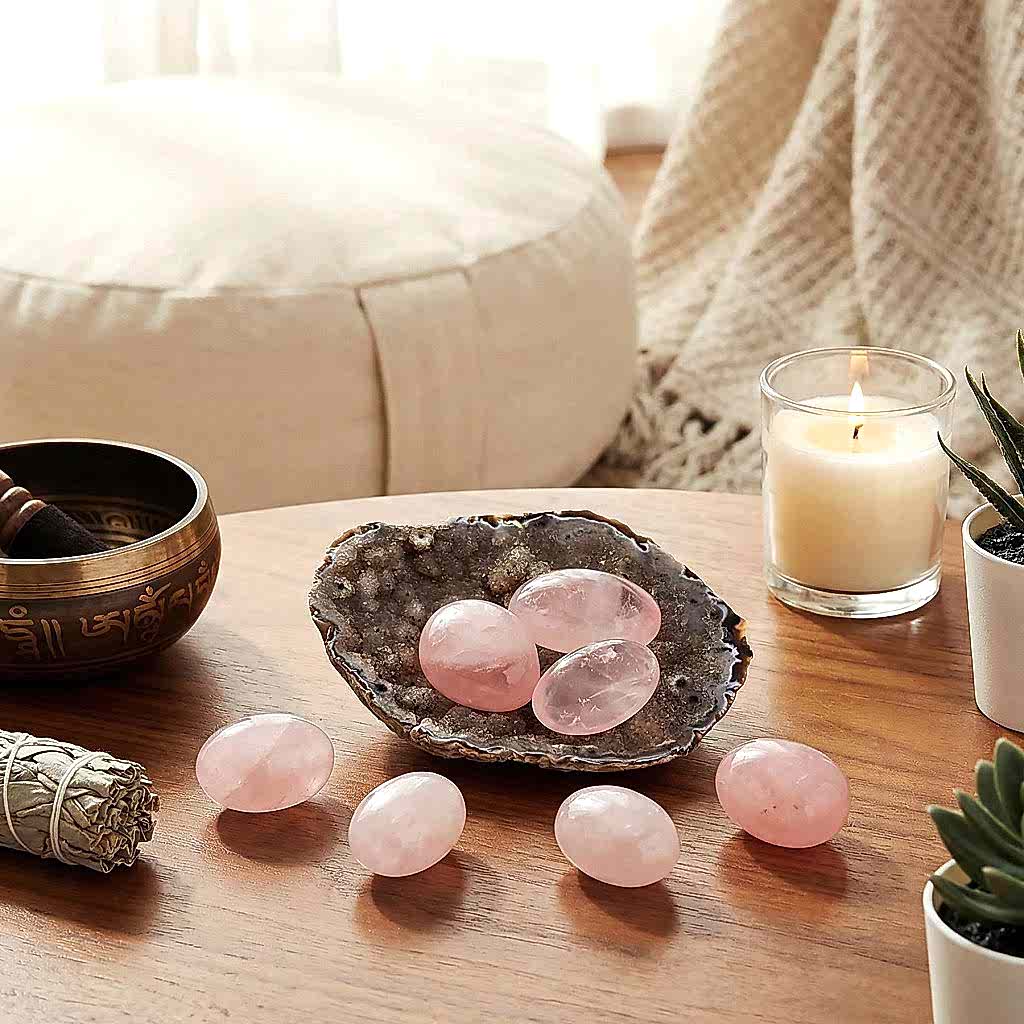 Pembe Kuvars Taşı Kütle