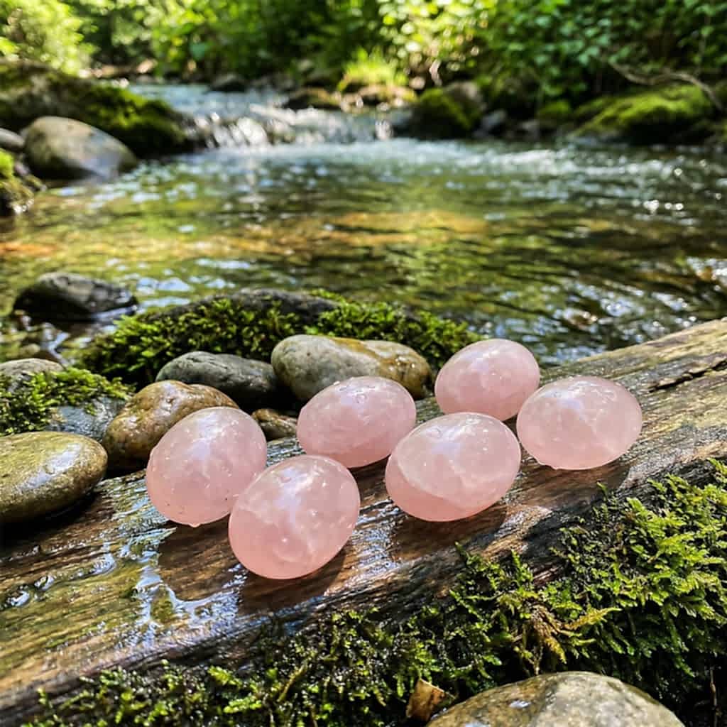 Pembe Kuvars Taşı Kütle