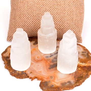 Selenit Taşı Kule - 6 cm