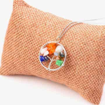 Terazi Burcu Taşlarından Kolye - Kararmaz Zincirli