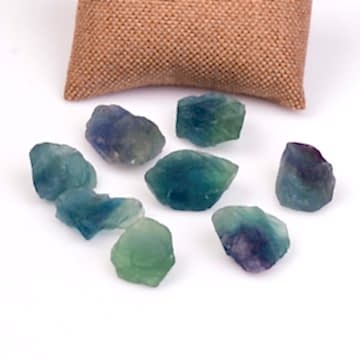 Küçük Boy Yeşil Florit Taşı Ham Kütle